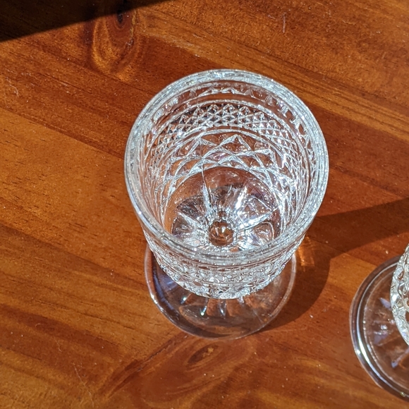 Vintage 80s Crystal Cordial Glasses - Set of 7 - Picture 5 of 5